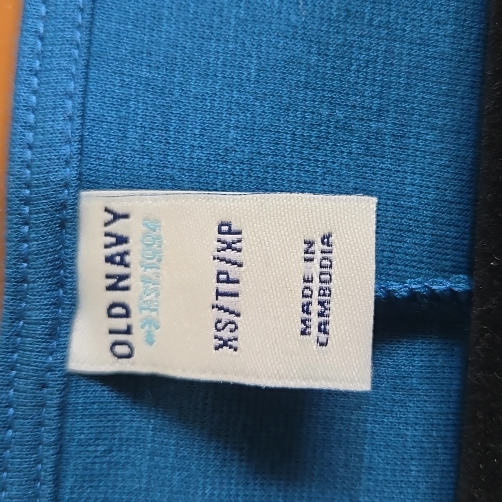 Old Navy-Blue pullover fitted dress with 3/4 sleeves Sz XS NWT - Picture 3 of 9